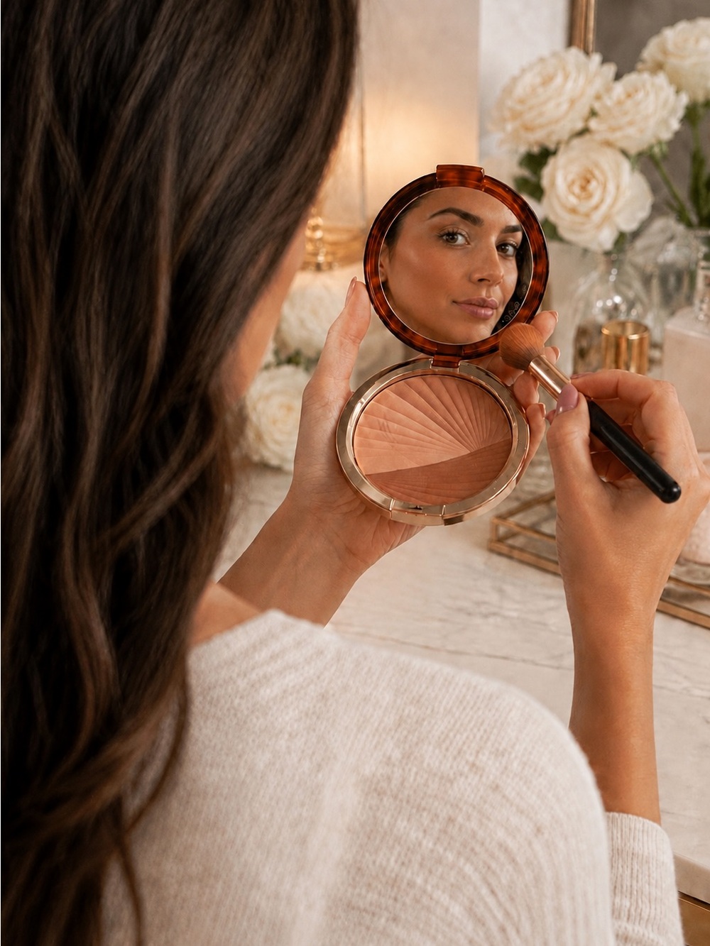 Estée Lauder Bronze Goddess Matte & Glow Bronzing Trio 01 Mirage NIB - Picture 4 of 5